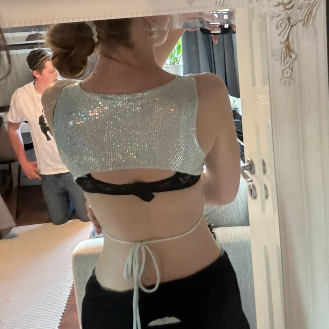 Glittrig Festtopp - 91