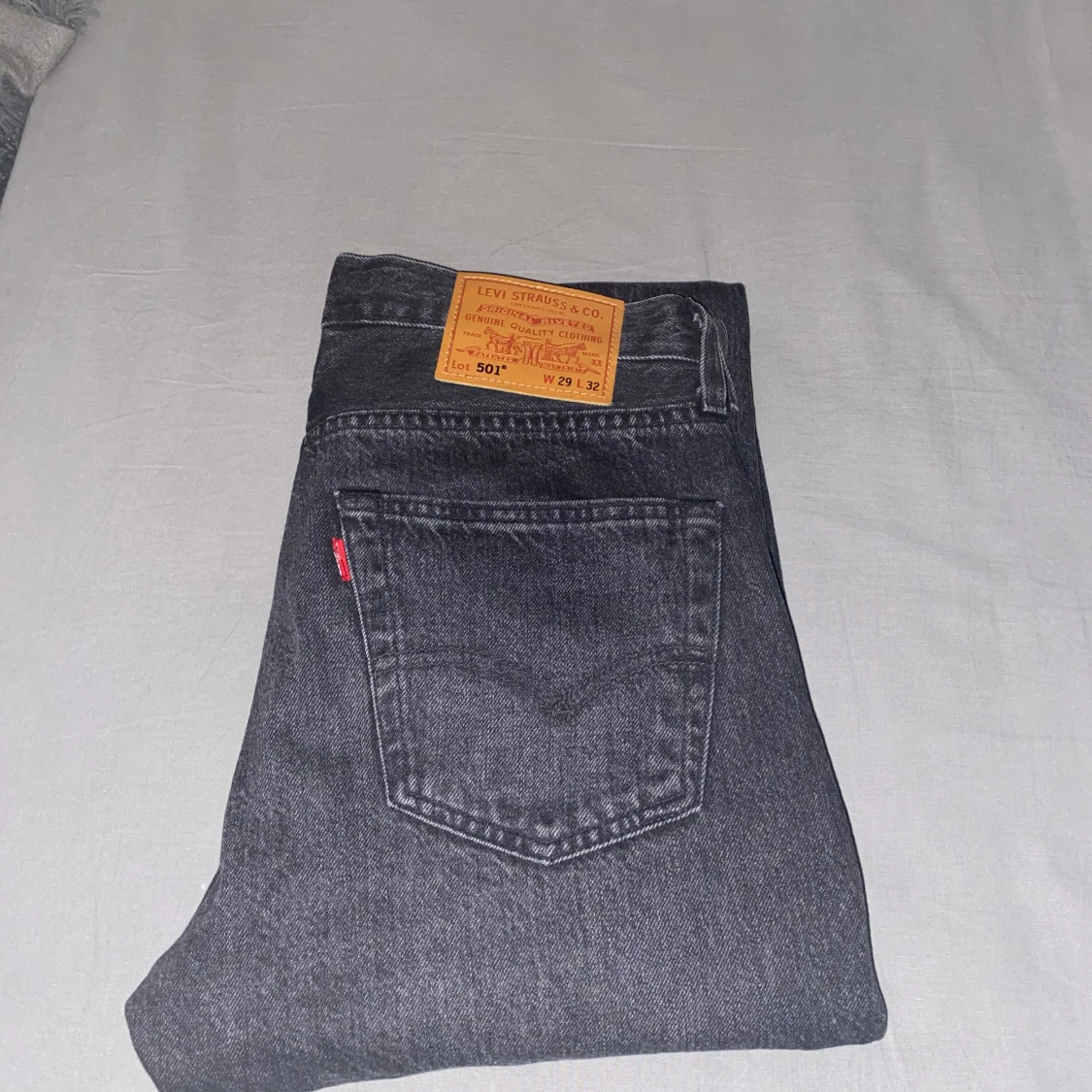 Svarta Levi's 501 jeans - 90
