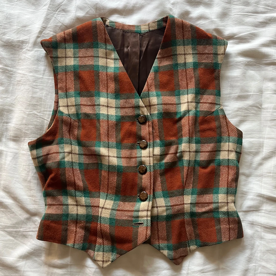 Rutig vintage väst - 90