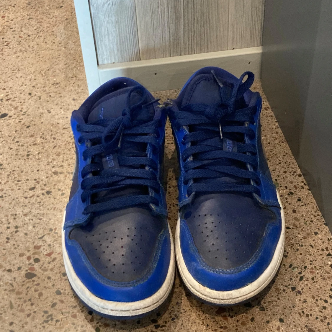 Blå Nike Air Jordans