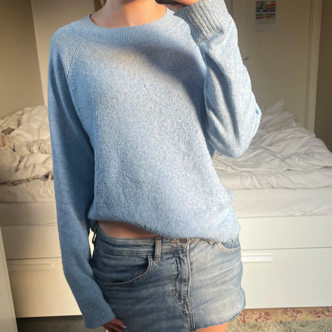 Ljusblå tröja från Vero Moda - 90