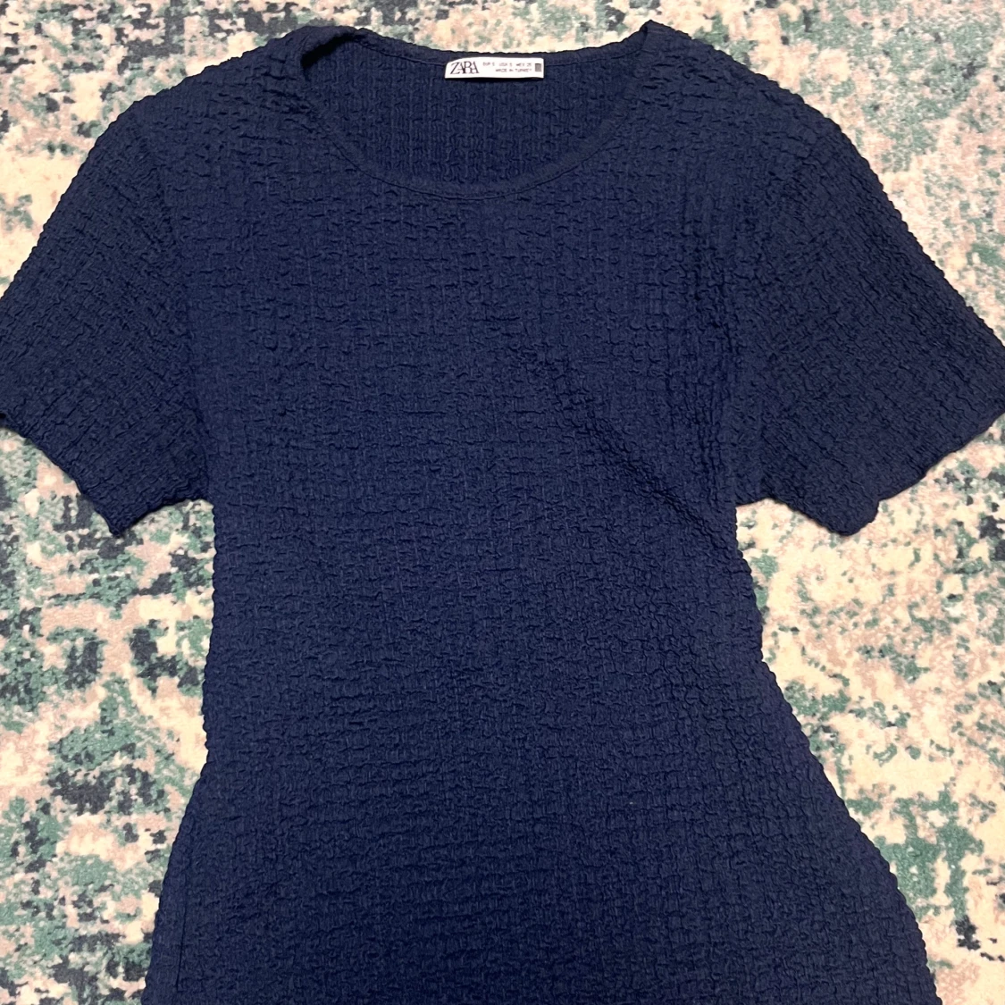 Mörkblå klänning från Zara