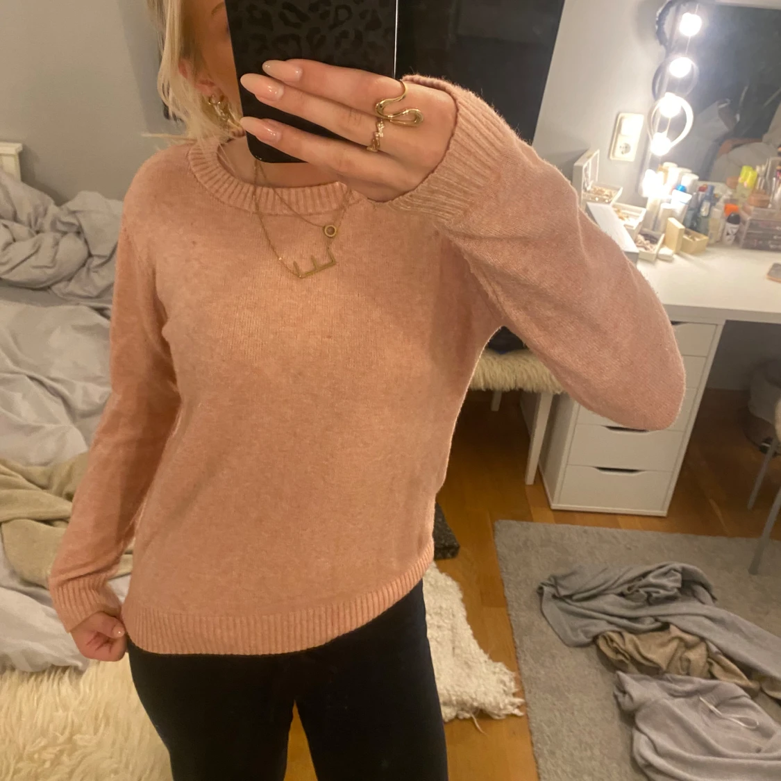 Vila stickad tröja - 90