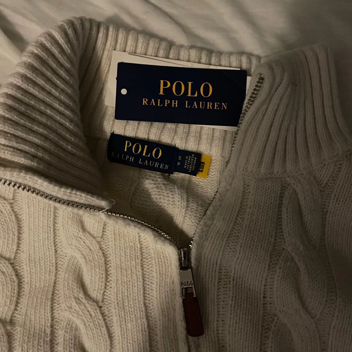 STICKAD RALPH LAUREN HALF ZIP - 90