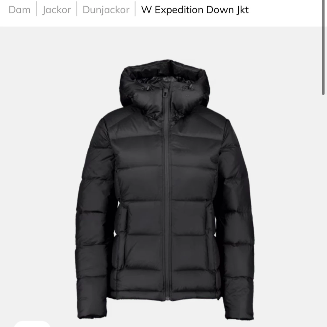 Svart dunjacka från Everest - 91