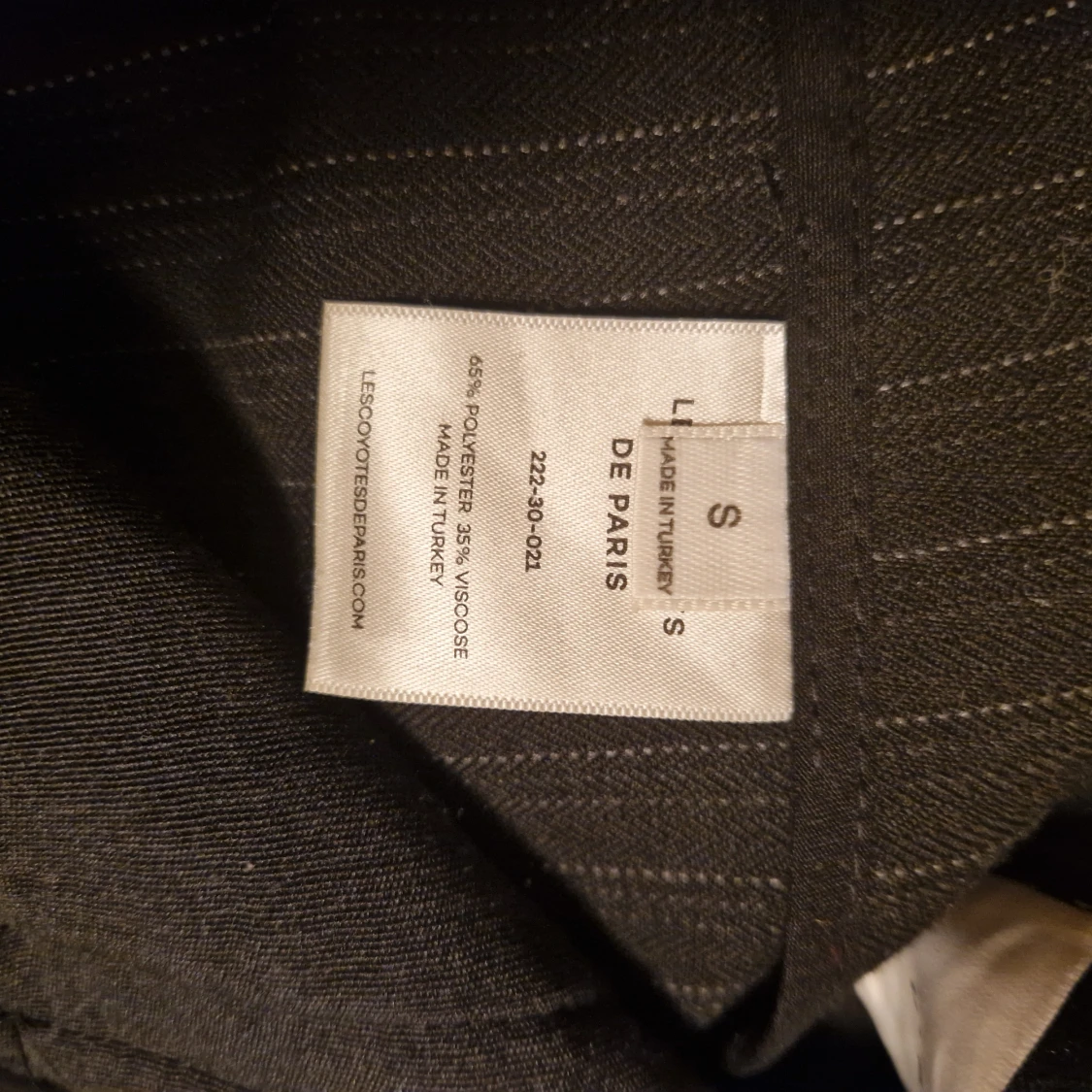 Svarta randiga byxor från Les Coyotes de Paris - 91