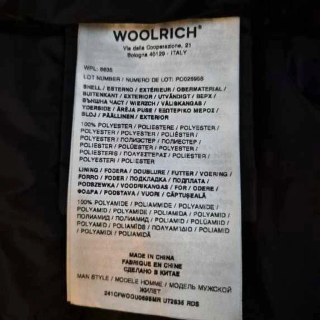 Svart dunväst från Woolrich - 93