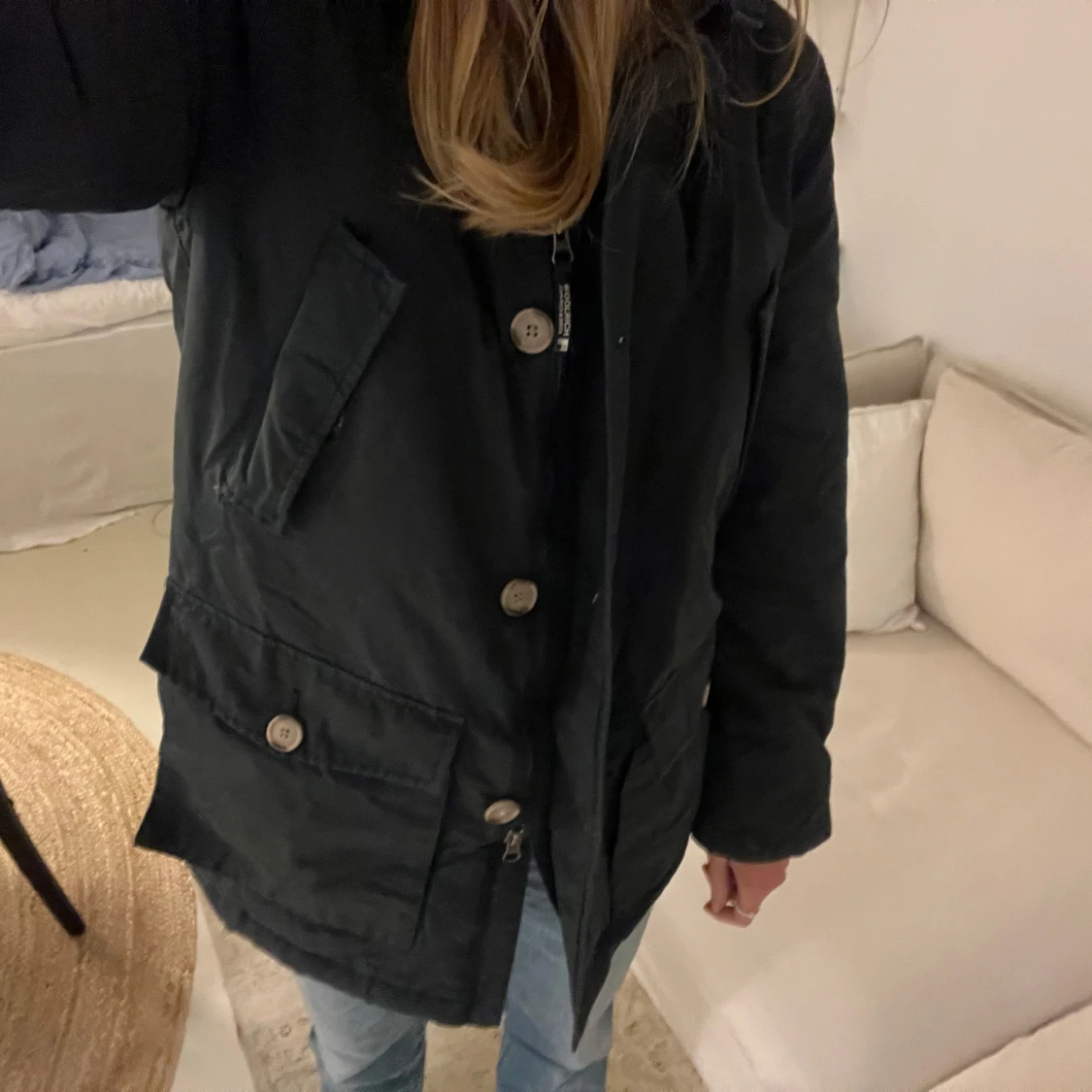 Marinblå parkajacka från Woolrich - 93