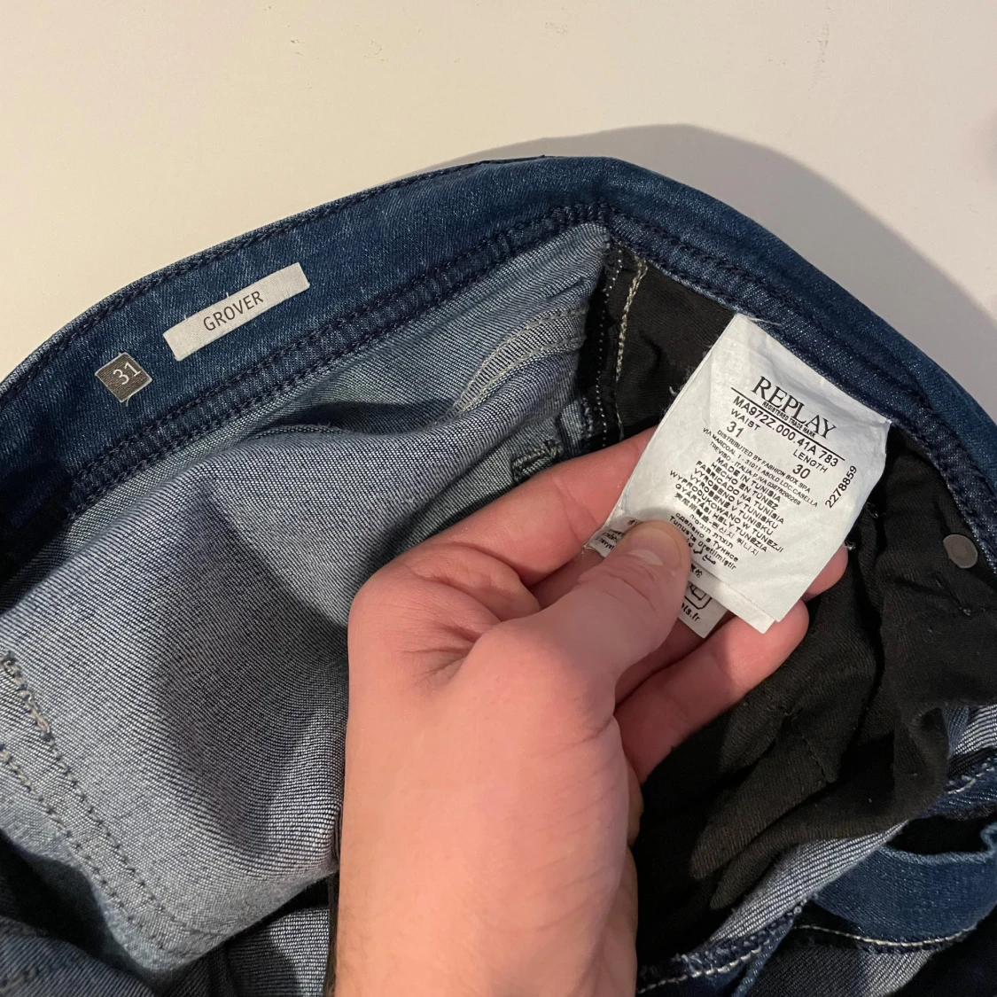 Blå jeans från Replay - 92