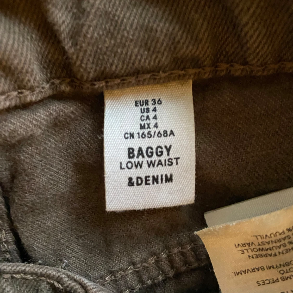 Low waist H&M bruna baggy jeans cute - 91