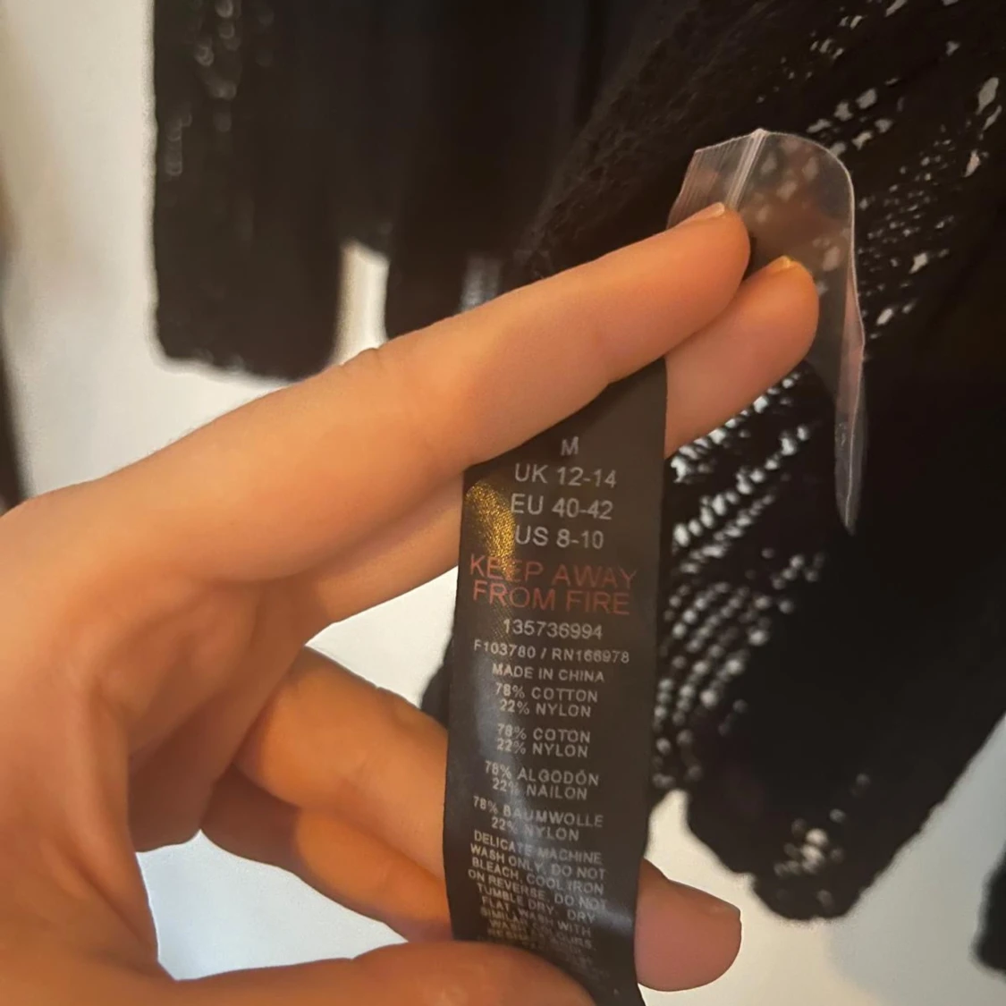 Skjorta/kofta i bomull strl M - 92