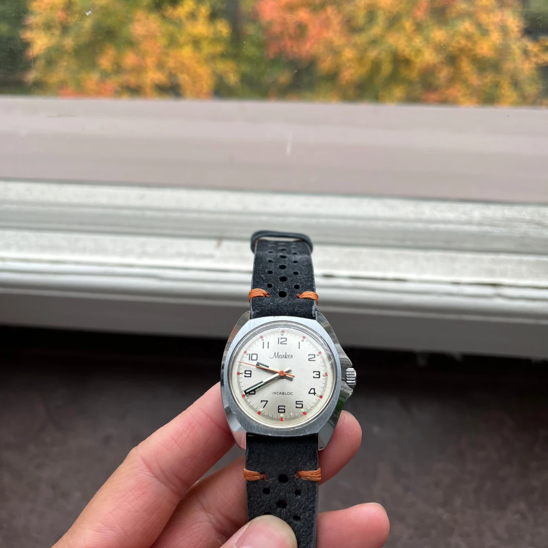 Marker vintage klocka