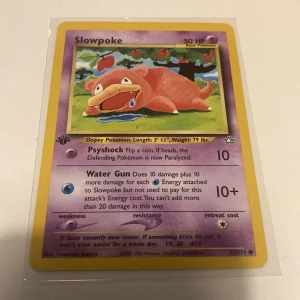 Slowpoke 1st edition Neo Genesis TCG Pokémonkort - Skickas i sleeve 