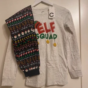 Jul pyjamas set - Helt ny och oanvänd storlek 158/164. Material 60% bomull, 40% polyester.