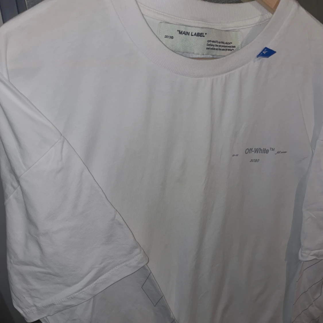 Exklusiv Offwhite långärmad tee - 91