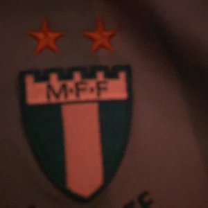 Blå fotbollströja från Puma - Säljer en snygg blå fotbollströja från Puma med Malmö FF:s emblem och två stjärnor. Tröjan har nummer 22 och namnet 'All' på ryggen. Perfekt för fans av laget! 💙