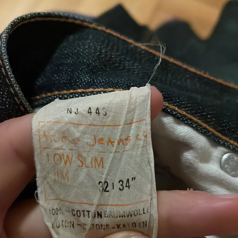 Riktigt feta nudie jeans - 9,5/10 sick. Storlek 32/34 - Hör av dig vid funderingar 🐍. Jeans & Byxor.