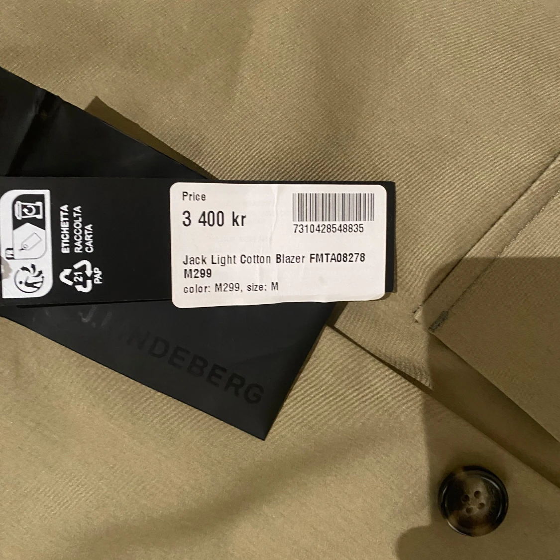 J.lindeberg overshirt/blazer - 90