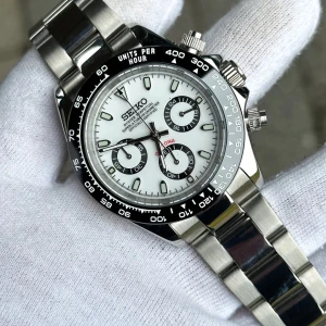 Seiko Daytona mod - Helt ny Seiko daytona mod. Helt nytt batteri.