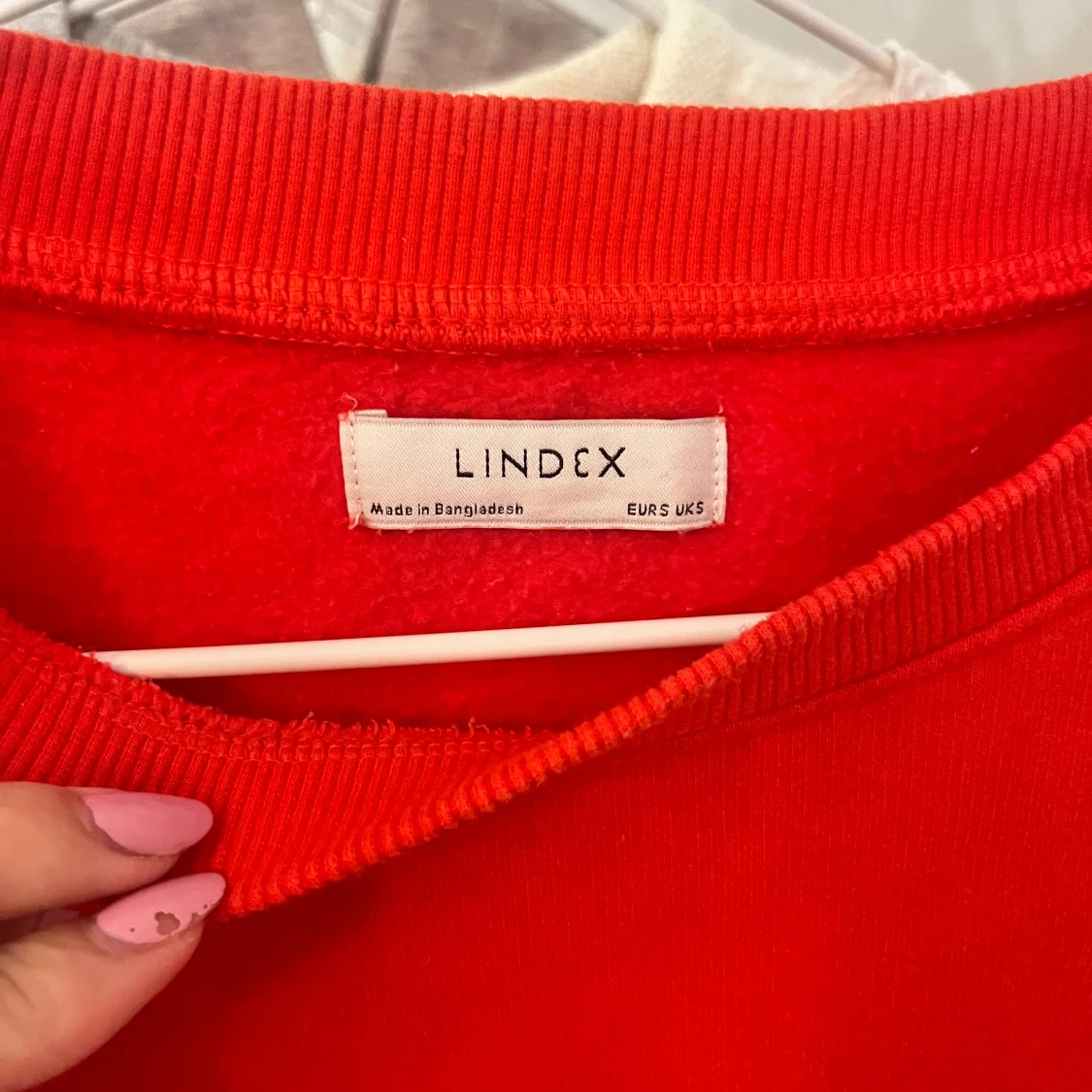 Röd sweatshirt  - 90