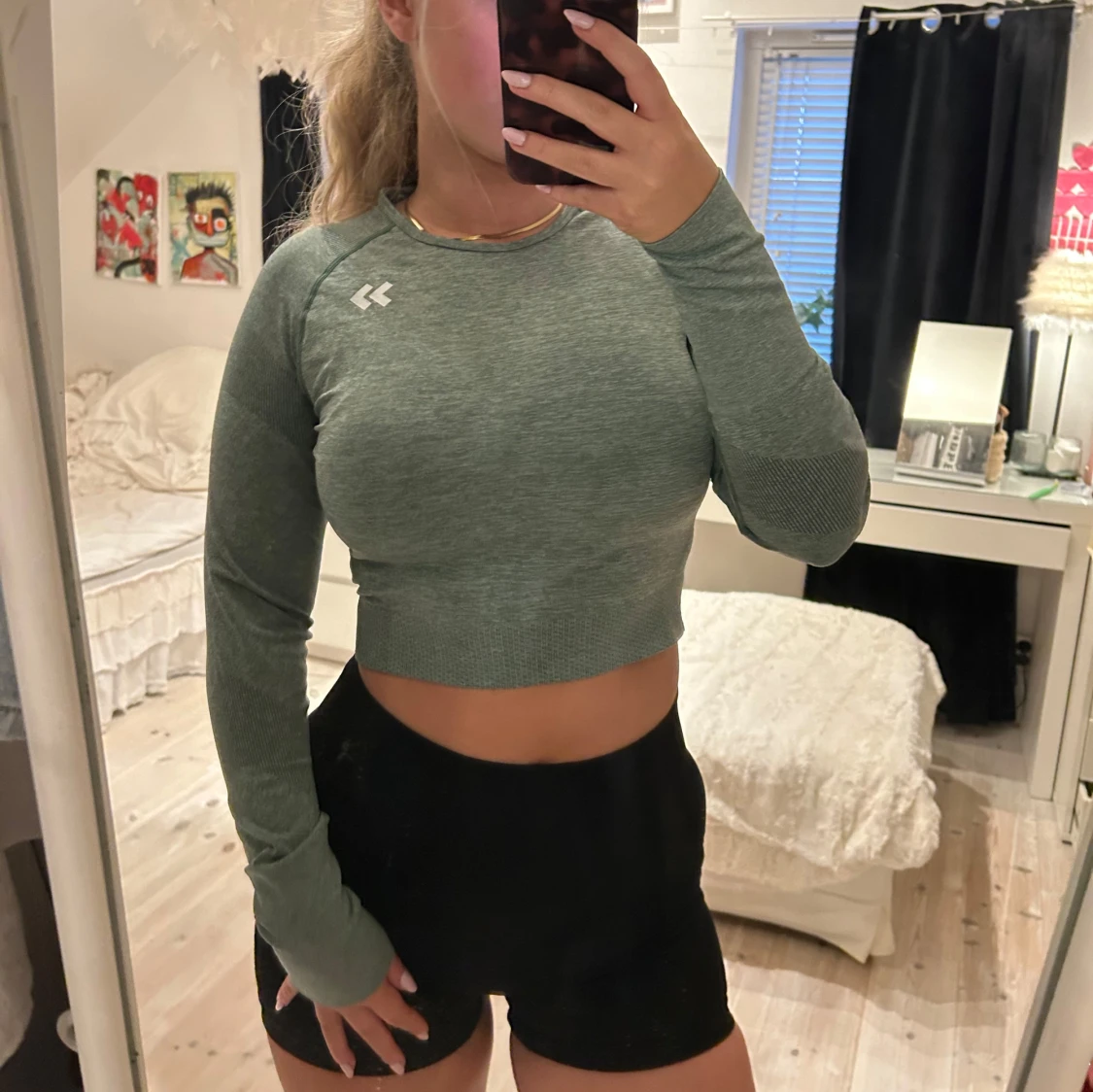 Långärmad tränings tröja  - 1