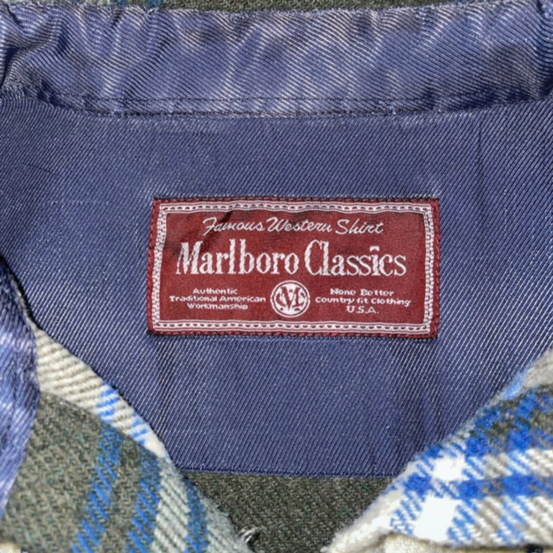 Rutig skjorta från Marlboro Classics - 1