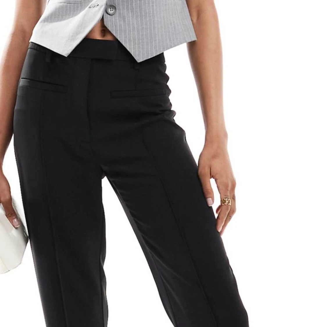 Svarta kostymbyxor ASOS TALL - 2