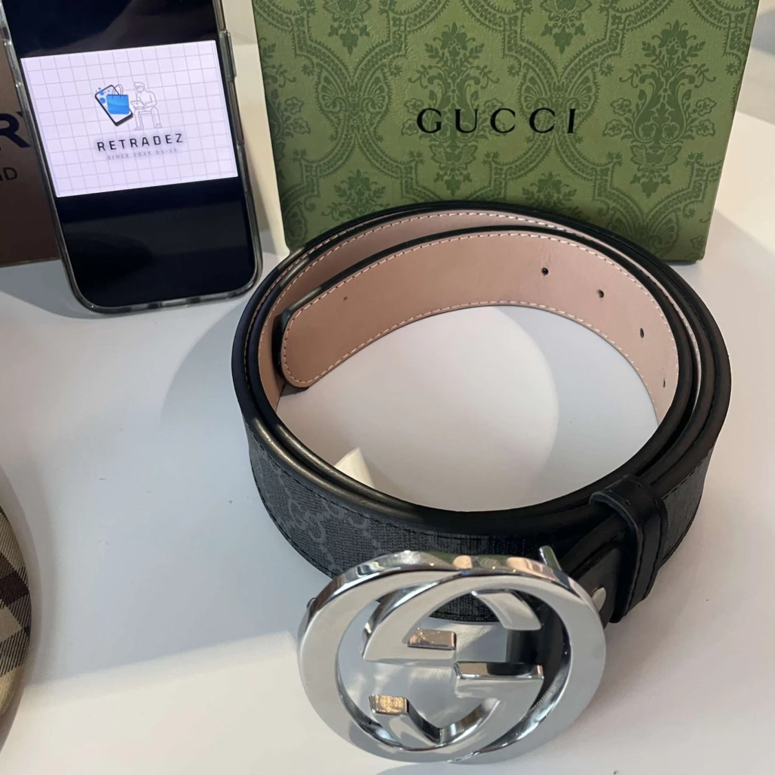 Svart bälte från Gucci - 1