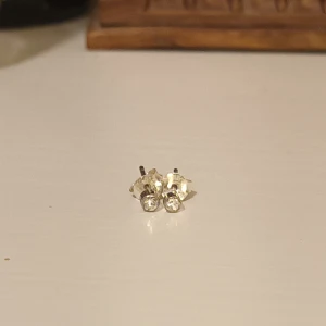 Silverfärgade örhängen med stenar - Snygga och eleganta silverfärgade örhängen med glittrande stenar. Perfekta för att ge en touch av glamour till din outfit. Passar både till vardag och festliga tillfällen.