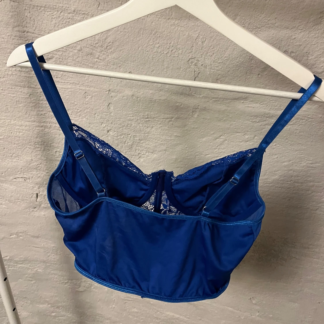 Blå spetskorsett - 1