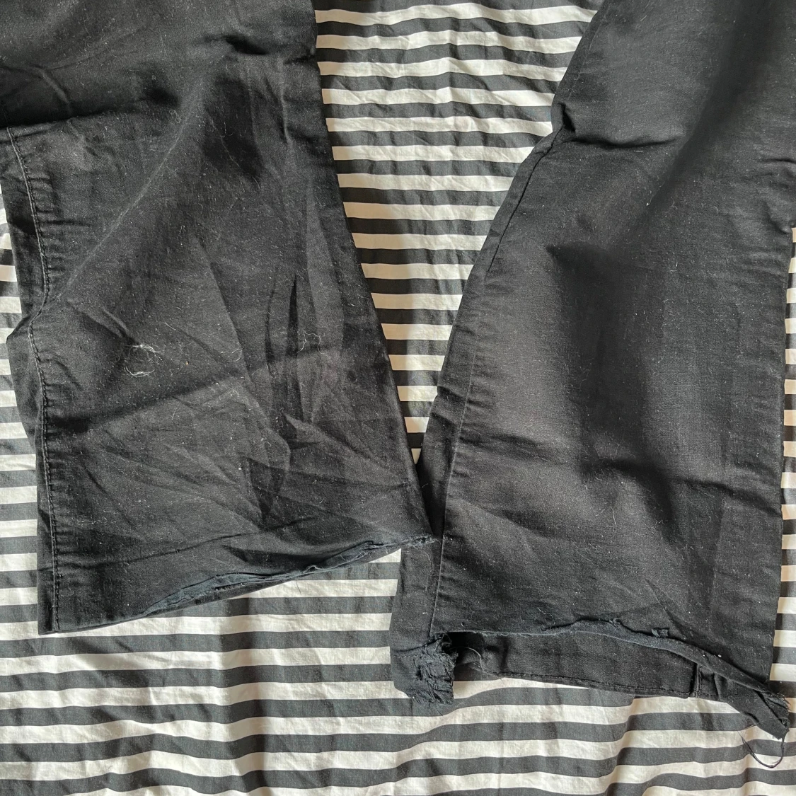 Svarta linnebyxor  - 92