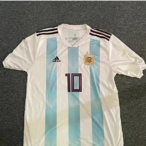 Argentina tröja  - Säljer min Argentina tröja då den har aldrig andvänds. Messi nummer 10 på ryggen då han körde vm 2018 med den tröjan. 