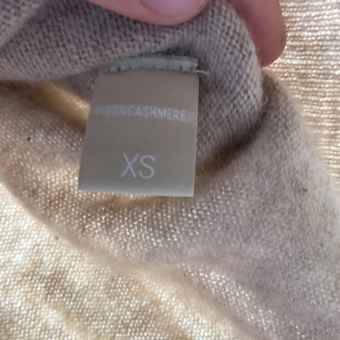 Beige kashmirtröja från Gobi Organic - 91