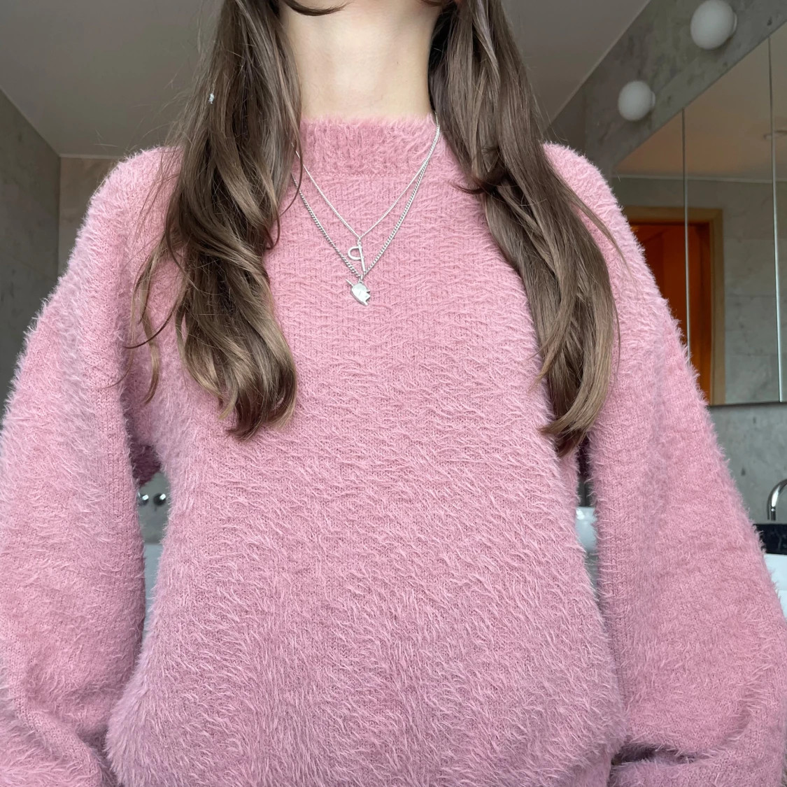 Jätte fin päls tröja 