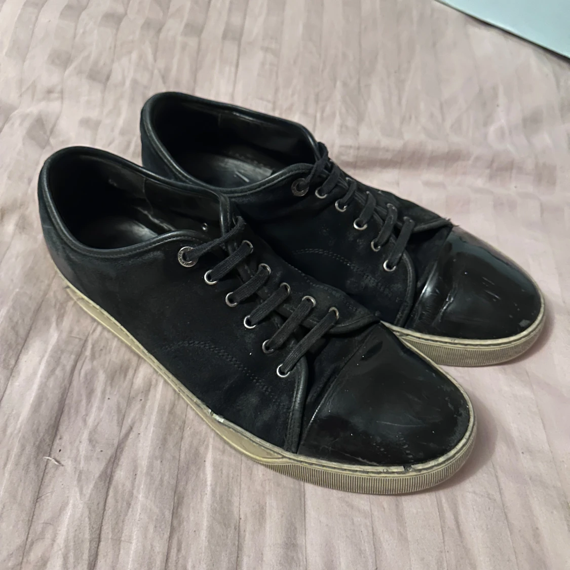 Lanvin Cap Toe Svart - 1