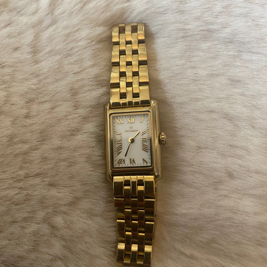 Guldfärgad klocka från Mockberg  - 2