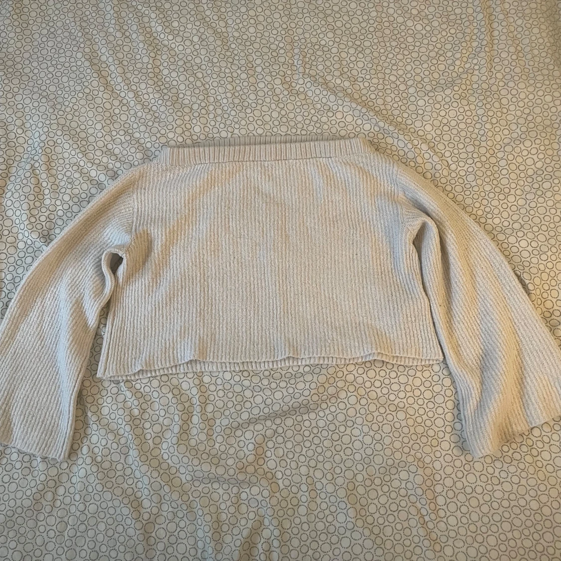 Beige ribbad tröja från H&M Divided - 1