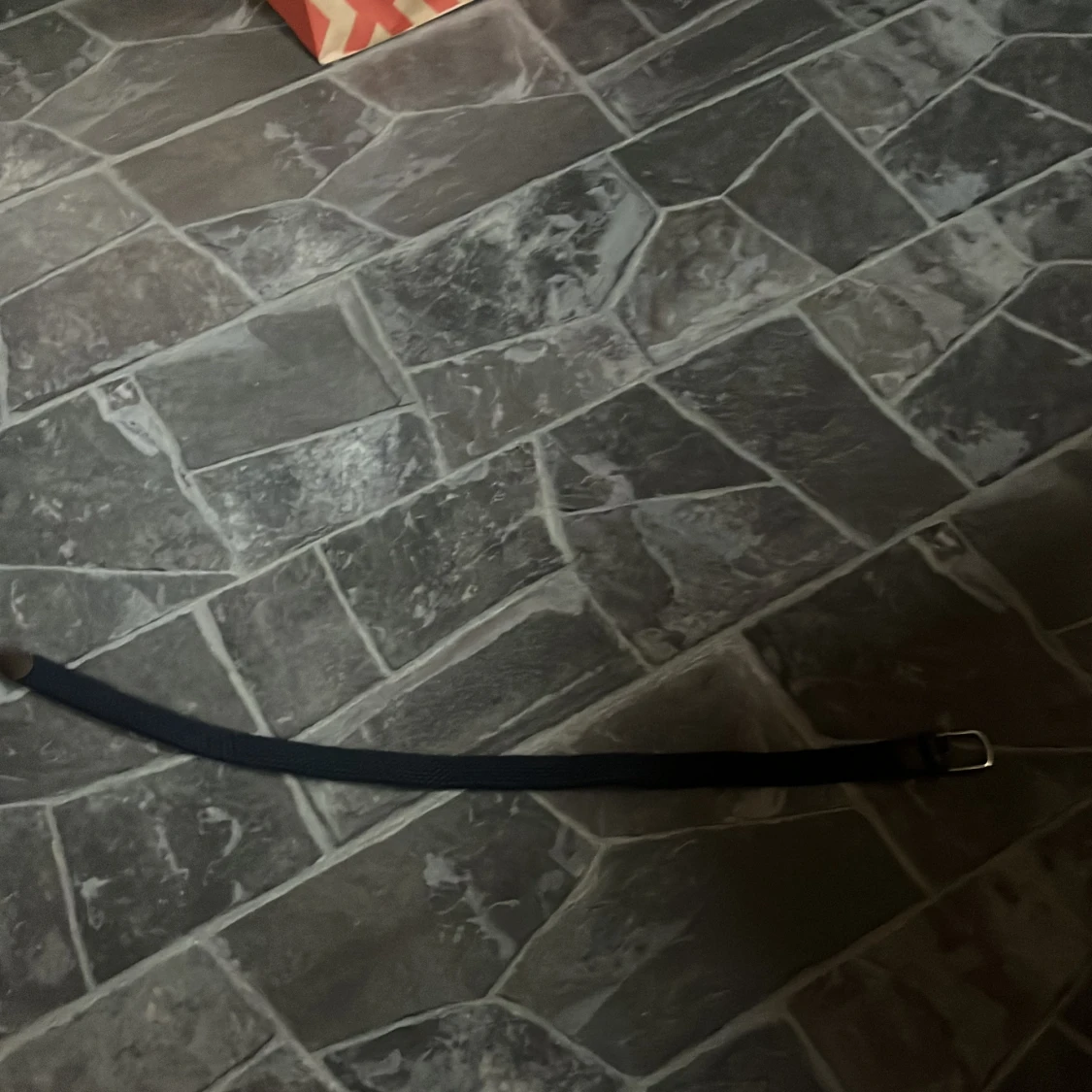 Mörkblått flätat bälte från Onewear - 3