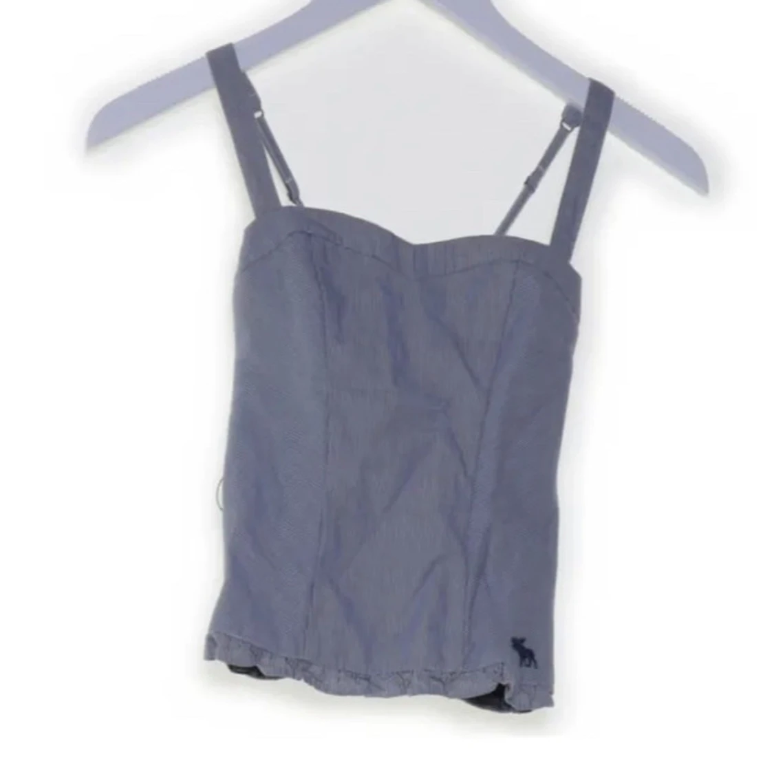 ljusblå corsett topp