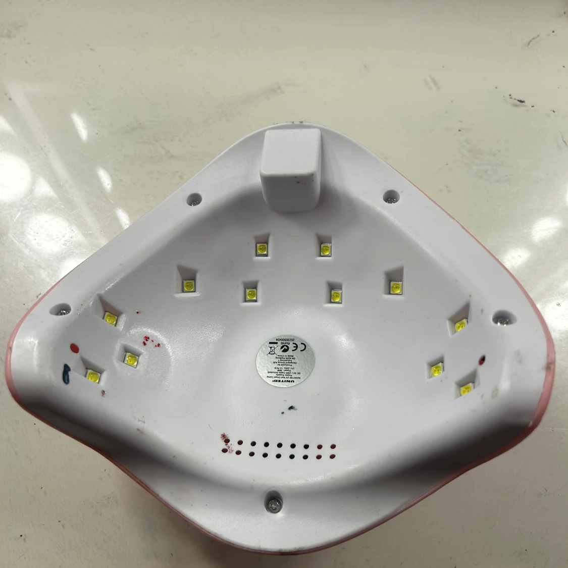 Rosa LED-lampa för naglar - 2