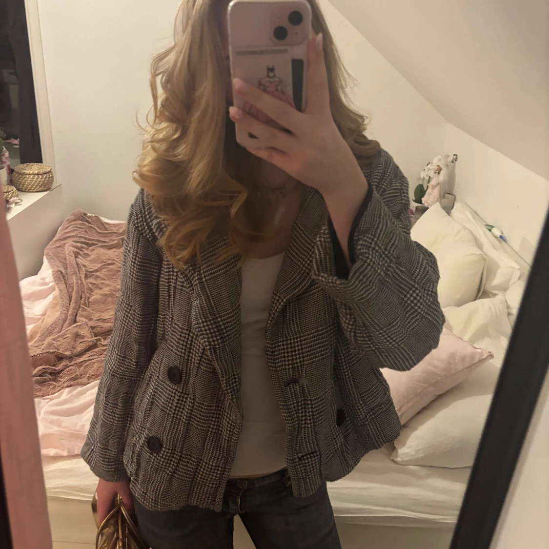 Rutig kappa från Zara