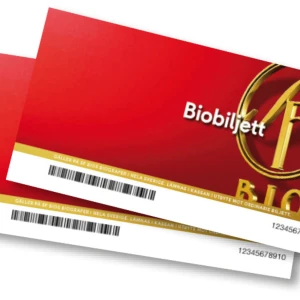 2 biobiljetter  - Säljer två biobiljetter 🎥🍿   Dom är i värdekoder. Så betalas med swish och sedan skickas koderna via chatten 🙌🏼   De går ut 31/1-25  (Bild för uppmärksamhet:) )