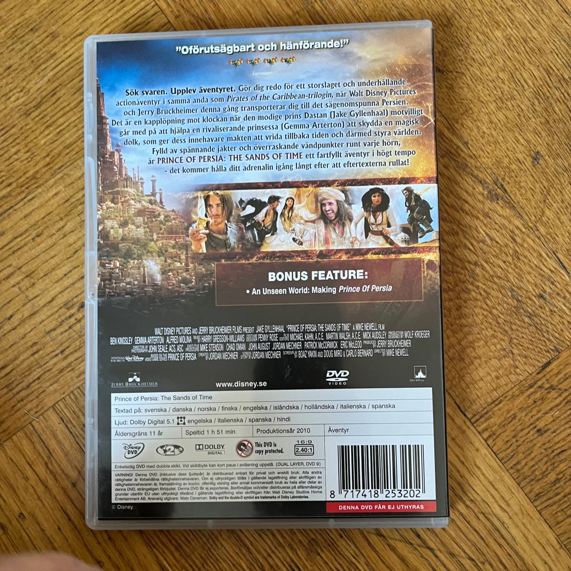 Prince of persia the sands of time dvd film - 90