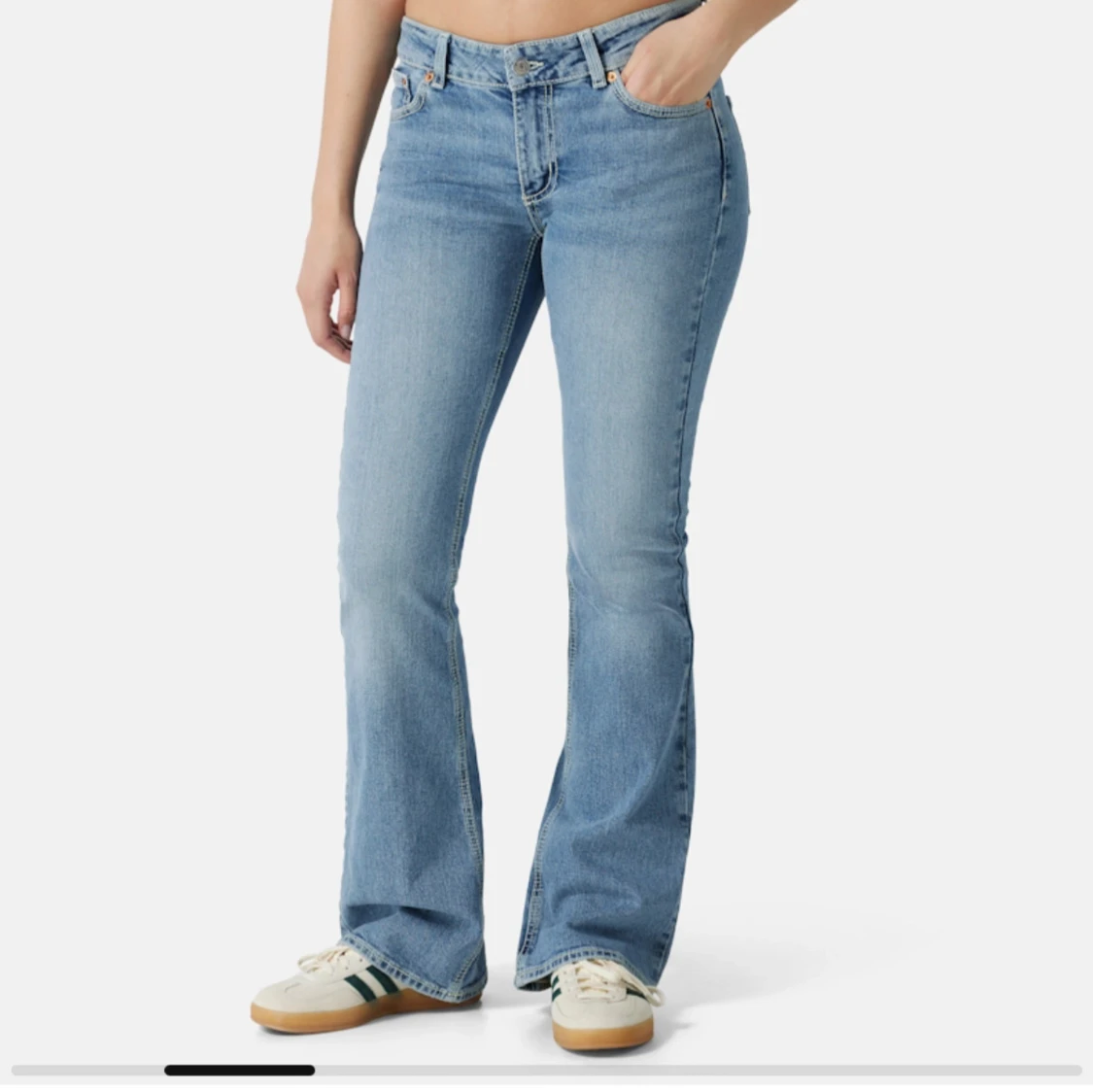 Lågmidjade jeans