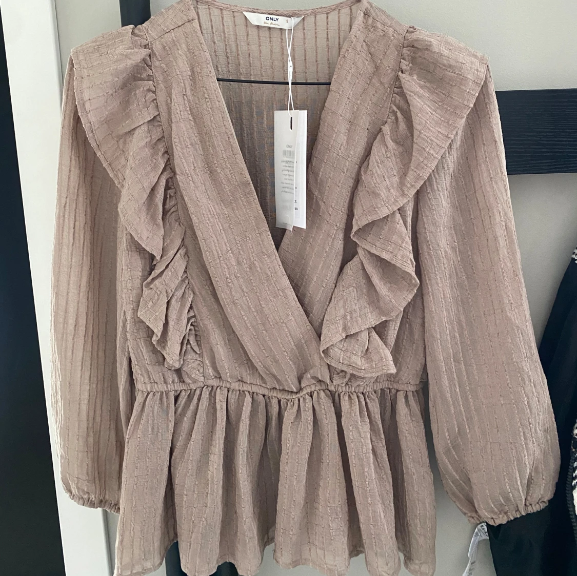 Blus beige/brun
