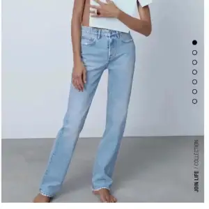 Säljer mina jättefina zara mid rise jeans🥰