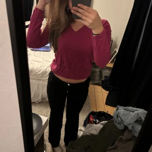 Vintage rosa långärmad💖 - Rosa/lila tröja från Hampton Republic i st M men passar S bättre💖