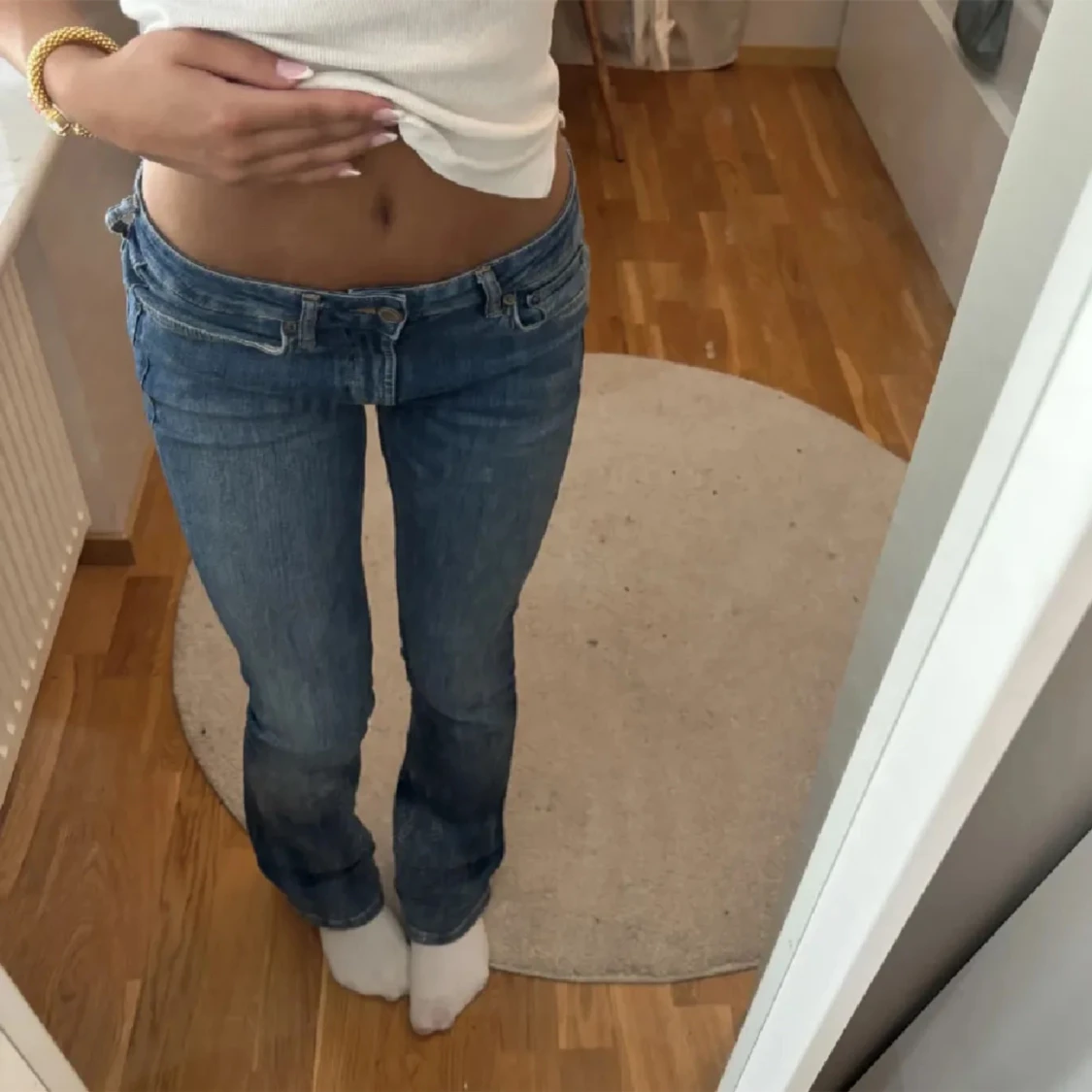 Lågmidjade jeans - 90