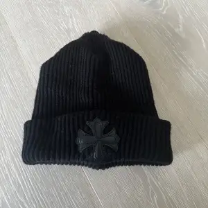 Svart Chrome Hearts Beanie. REP!!!!