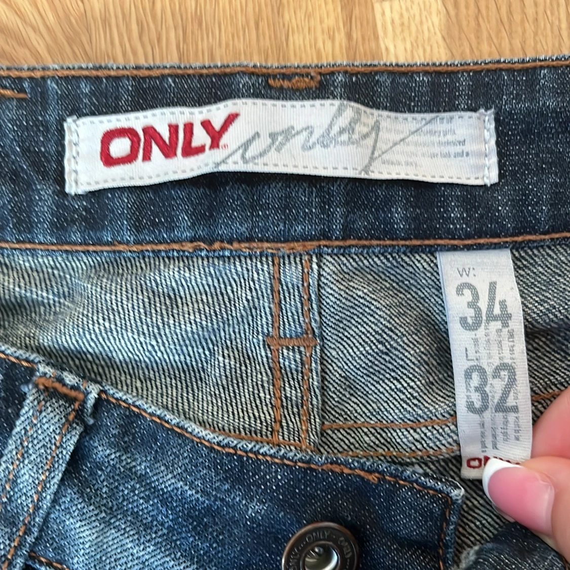 lågmidjade jeans - 91